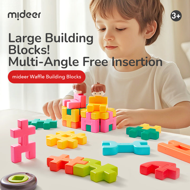 mideer Waffle Building Blocks