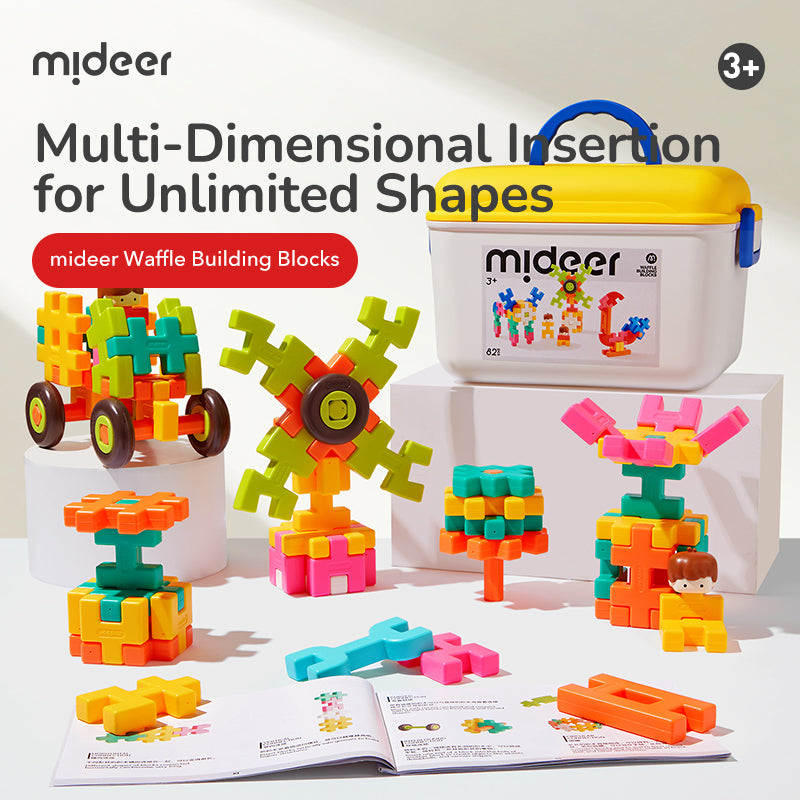 mideer Waffle Building Blocks