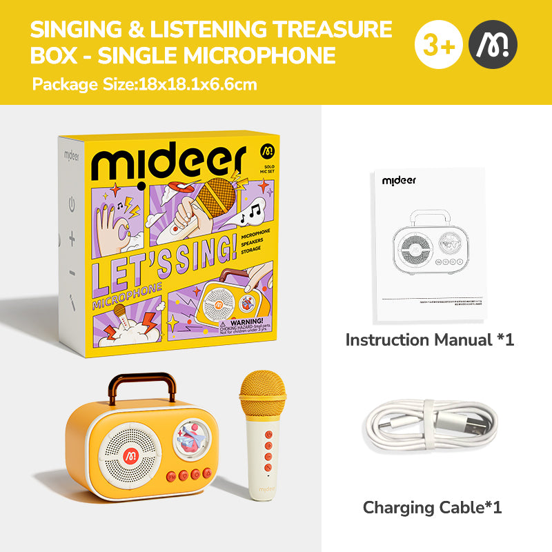 mideer Karaoke Set(Single Microphone)