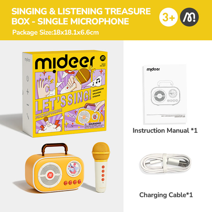 mideer Karaoke Set(Single Microphone)