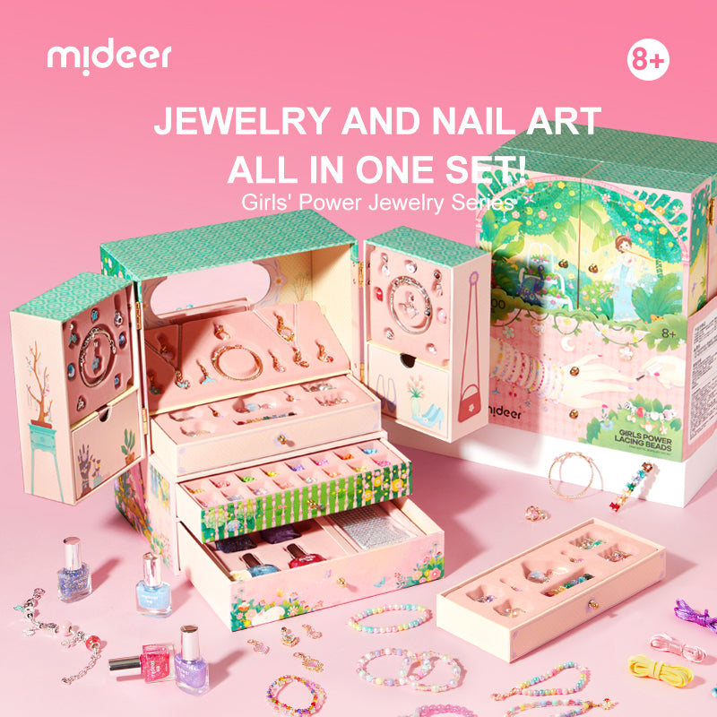 mideer Girls Power Lacing Beads - Princess Treasure Box