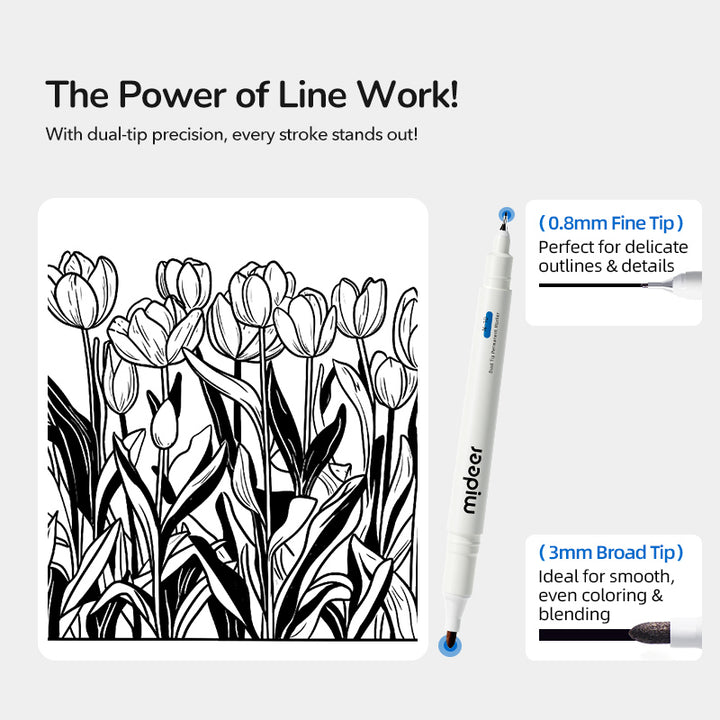 Dual Tip Permanent Marker