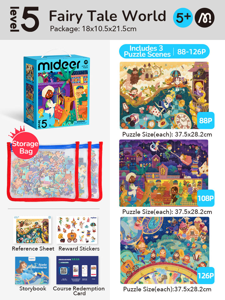 Level Up! Puzzle - Fairy Tale World - MideerMall