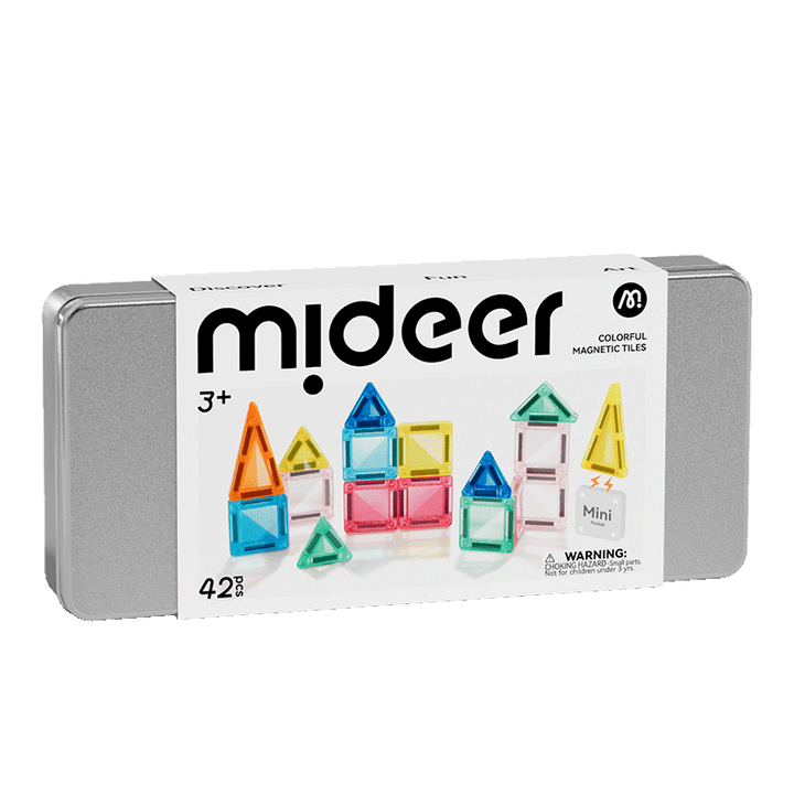mideer Colorful Magnetic Tiles - Mini Tiles