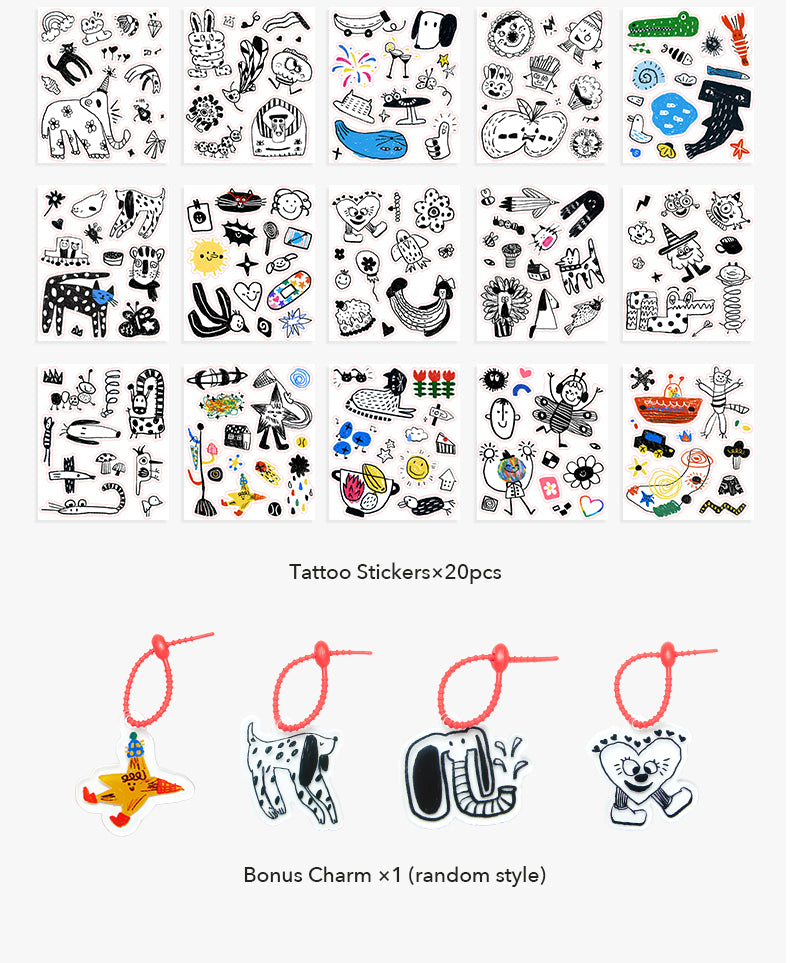 Playful Tattoo Stickers Deluxe Edition – Boys