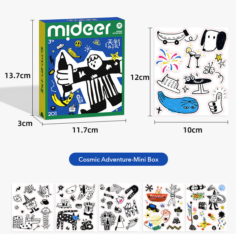 Playful Tattoo Stickers Deluxe Edition – Boys