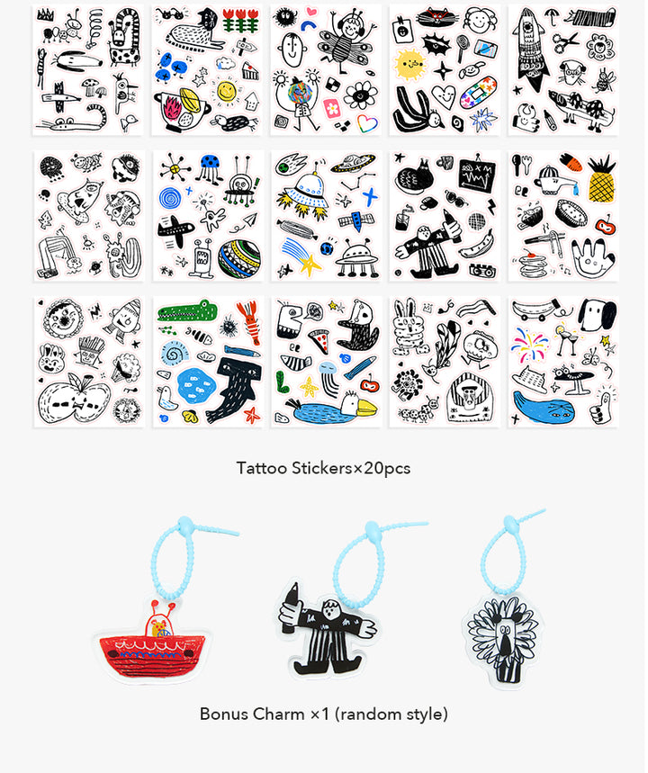 Playful Tattoo Stickers Deluxe Edition – Boys