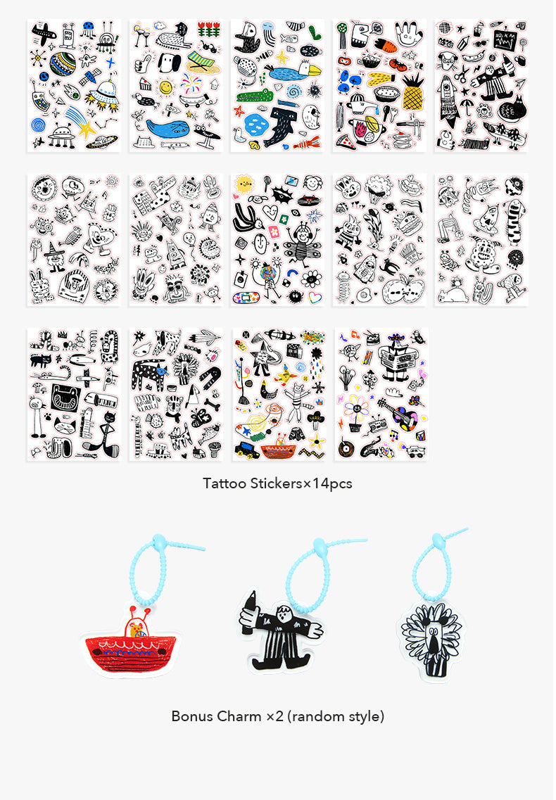 Playful Tattoo Stickers Deluxe Edition – Boys