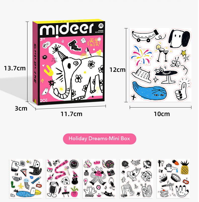 Playful Tattoo Stickers Deluxe Edition – Girls