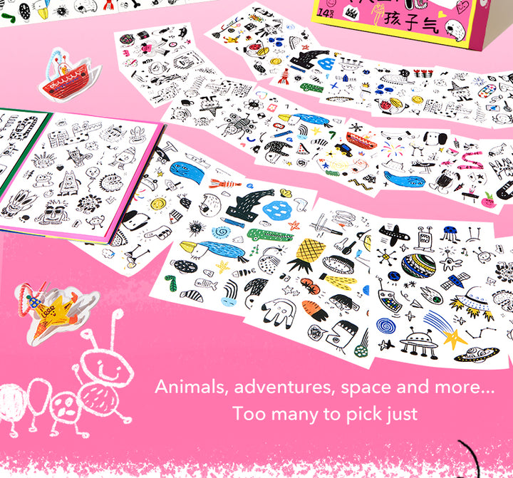 Playful Tattoo Stickers Deluxe Edition – Girls