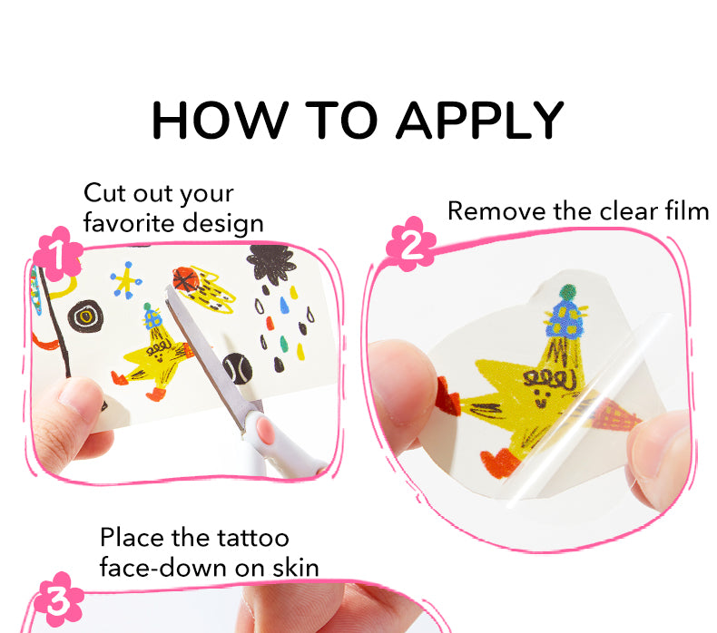 Naturally Playful Tattoo Stickers Basic Edition – Girls