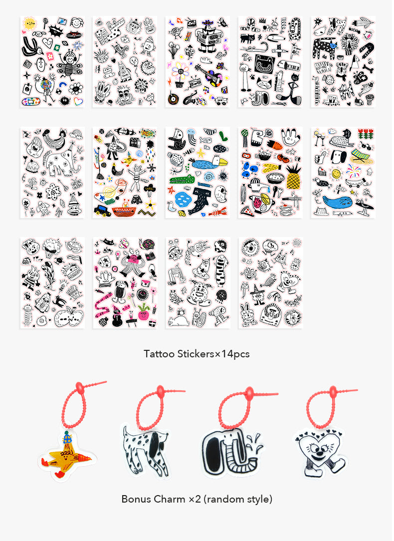 Naturally Playful Tattoo Stickers Basic Edition – Girls