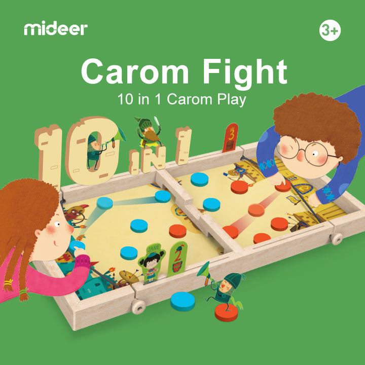 mideer 10 in 1 Carrom Board Game