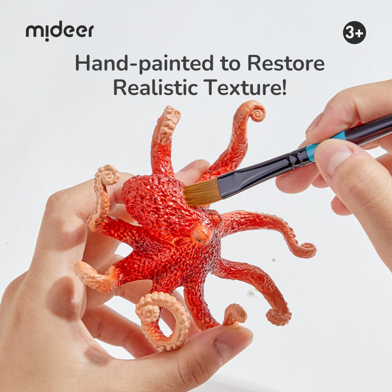 mideer Simulation Toy Set Marine Animals-11pcs