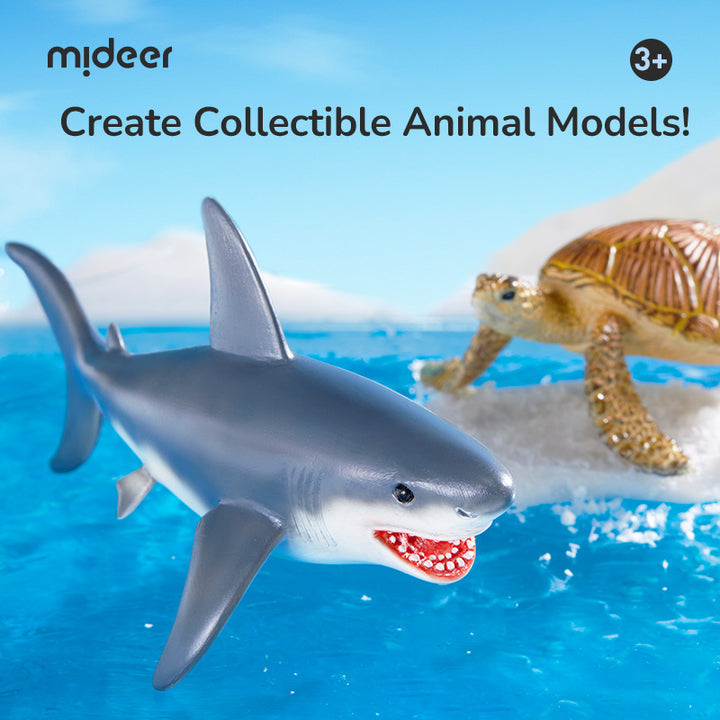 mideer Simulation Toy Set Marine Animals-11pcs