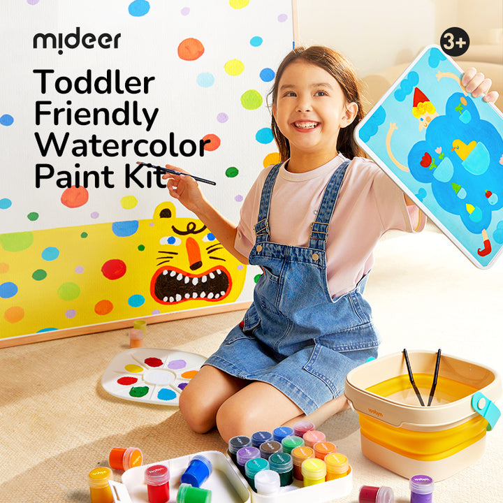 mideer Portable Gouache Paint Bucket Set