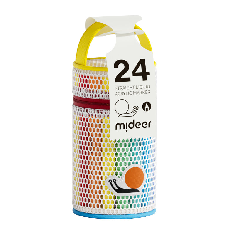 mideer Straight Liquid Acrylic Marker - 24 Colors