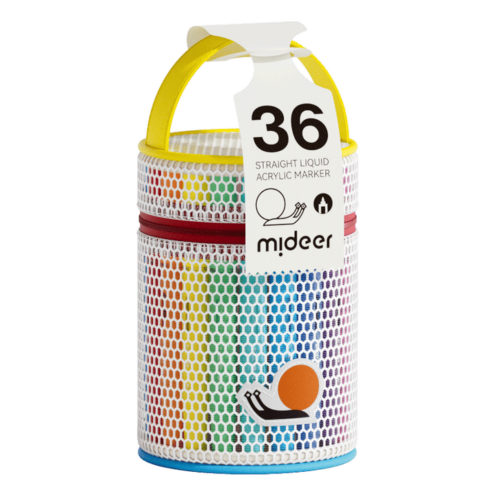 mideer Straight Liquid Acrylic Marker - 36 Colors