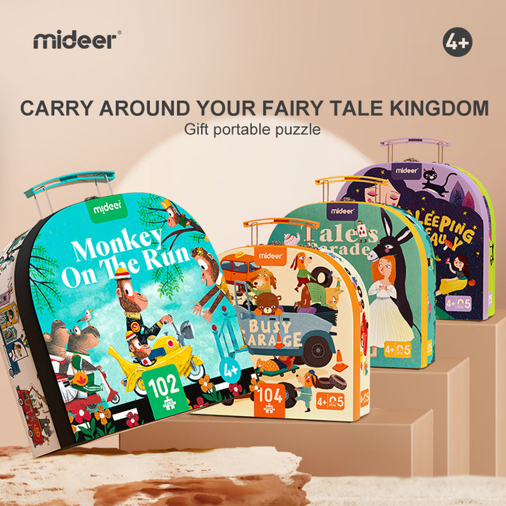 mideer Gift Portable Puzzle - Sleeping Beauty (104p)