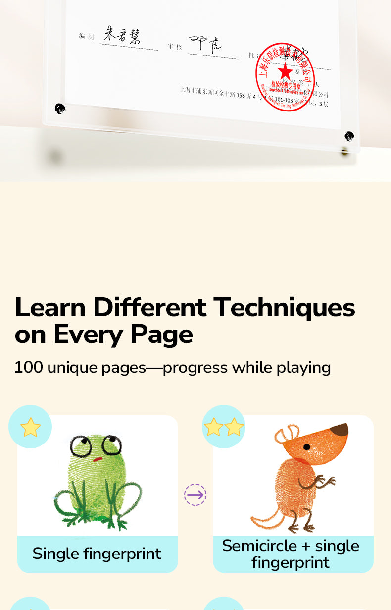 mideer CREATIVE FINGER PAINT KIT—Secret Garden