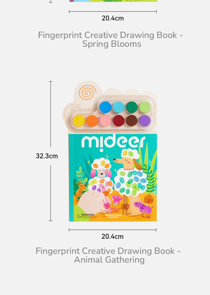mideer CREATIVE FINGER PAINT KIT—Secret Garden