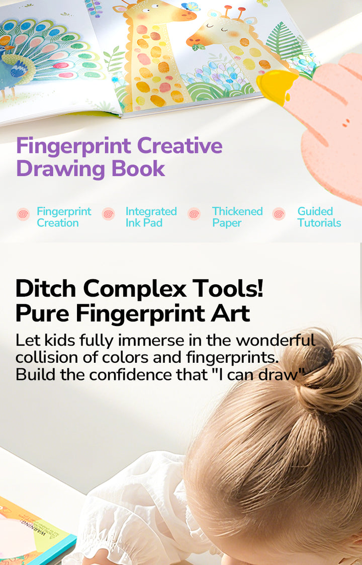 mideer CREATIVE FINGER PAINT KIT—Animal Party