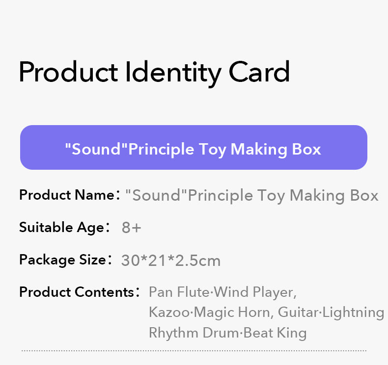 mideer Toy Maker Material Sets -  Acoustics Set