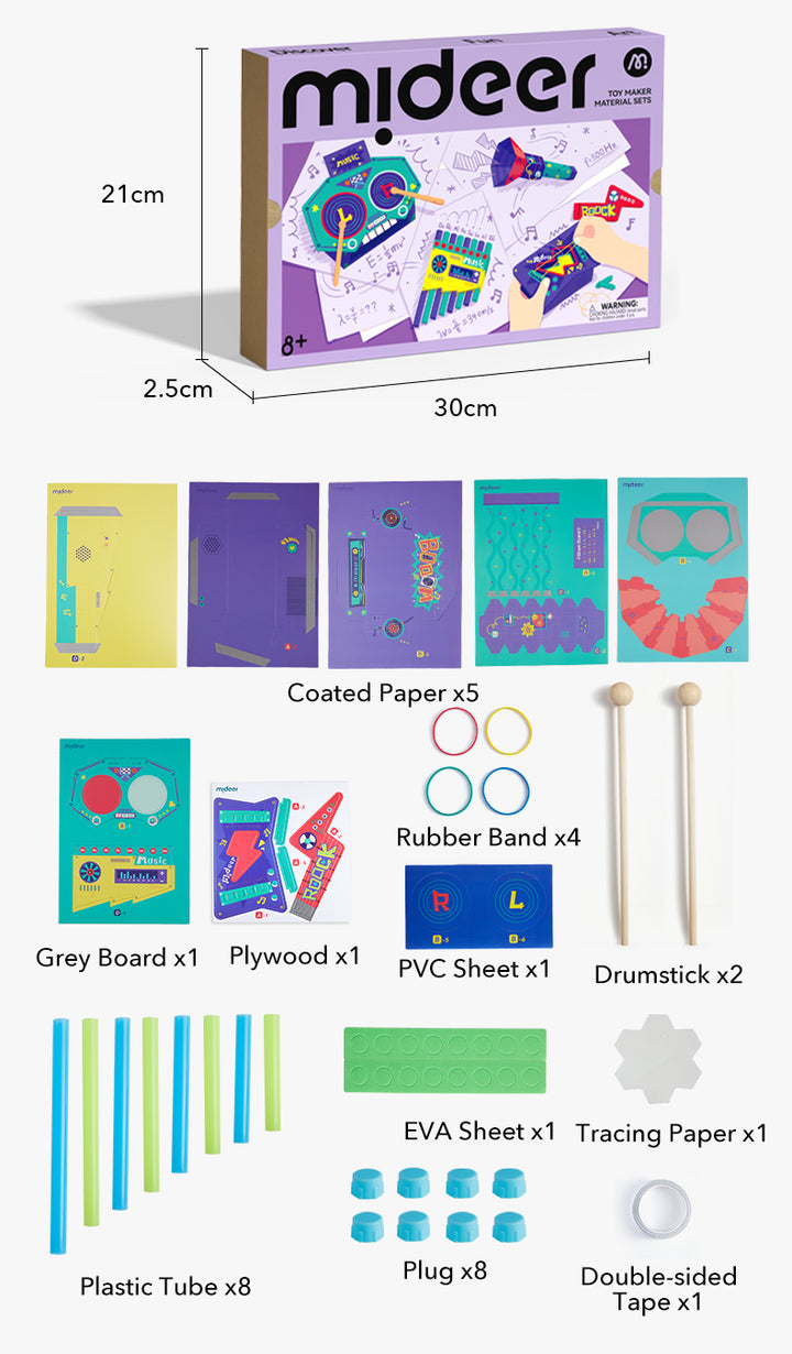 mideer Toy Maker Material Sets - Mechanics Set
