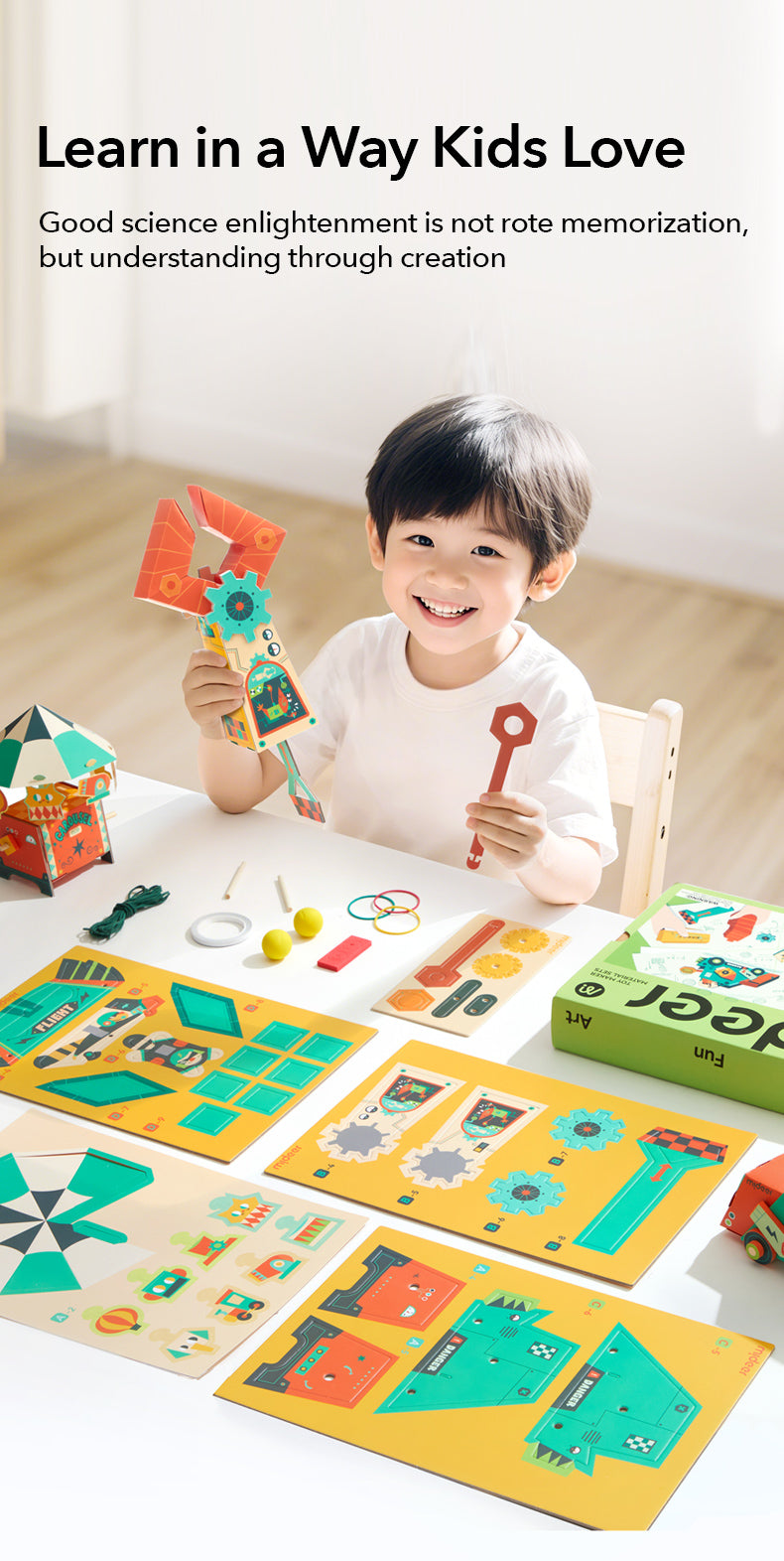 mideer Toy Maker Material Sets - Mechanics Set