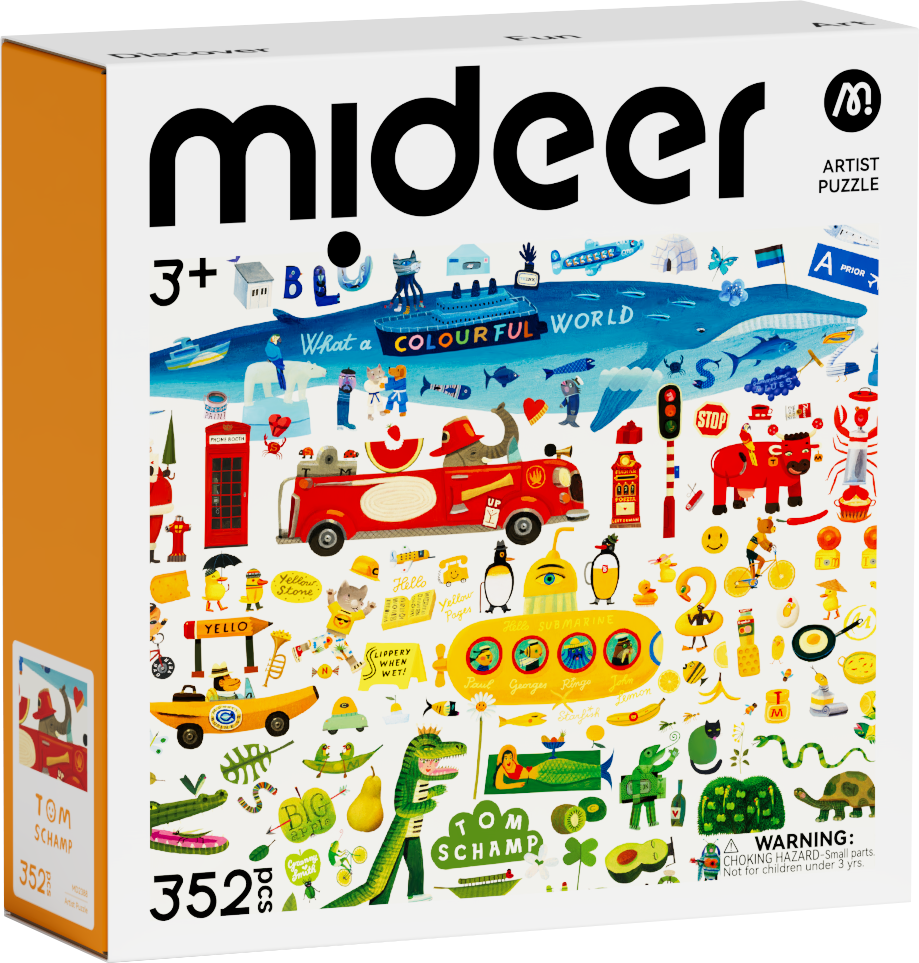 mideer Artist Puzzle A Colorful World box