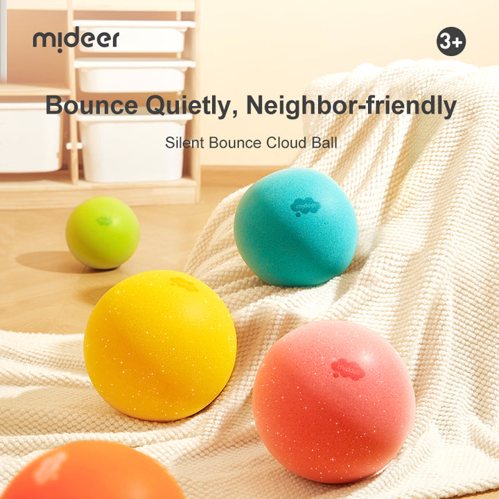mideer Quiet Fluffy Balls in a playroom