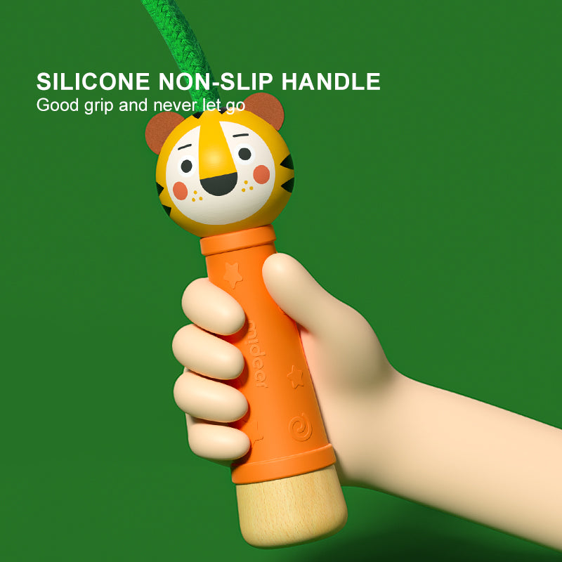 Silicone non-slip jump rope handle