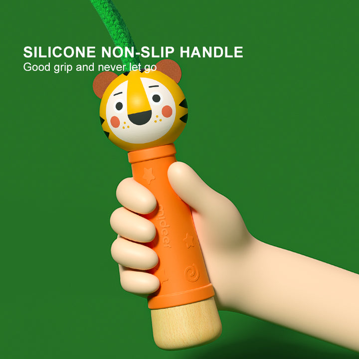 Silicone non-slip jump rope handle
