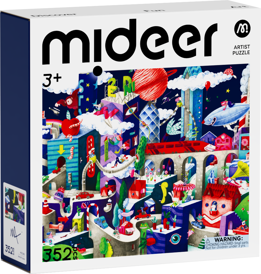 mideer Artist Puzzle Magic City box