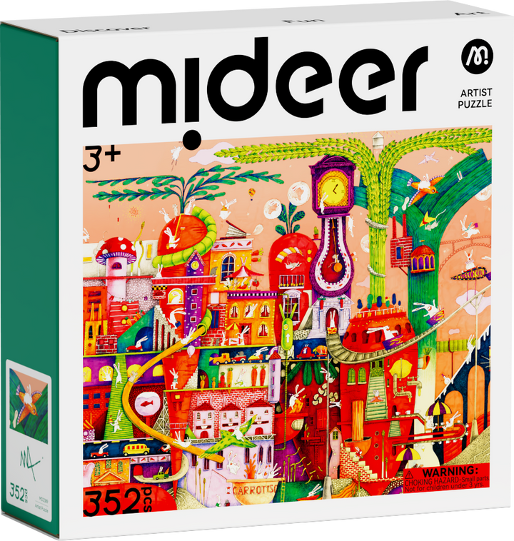 mideer Artist Puzzle Crazy Rabbit Town box