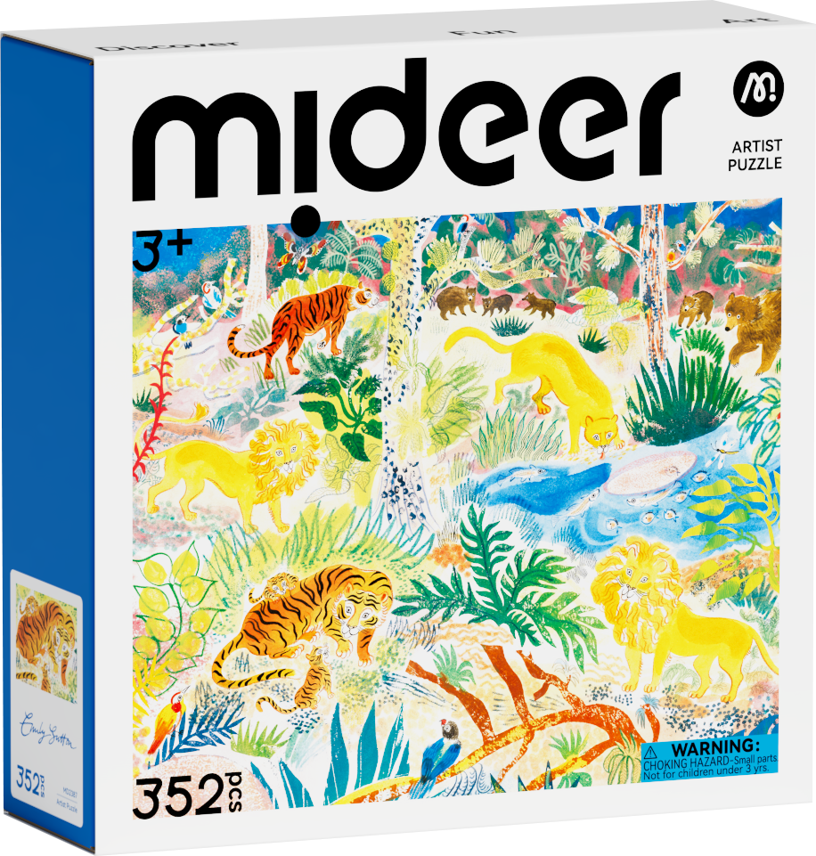mideer Artist Puzzle Moonlit Jungle box