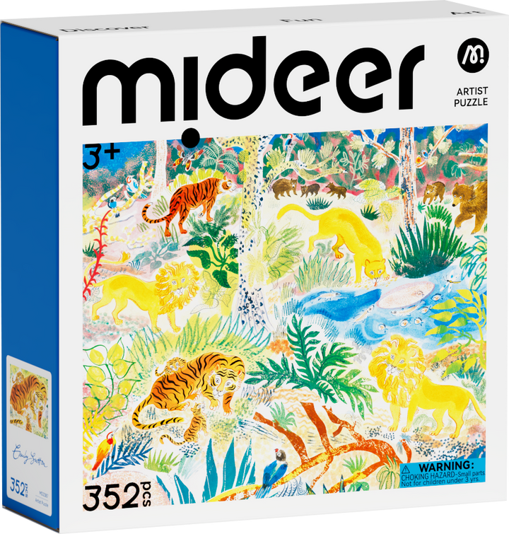 mideer Artist Puzzle Moonlit Jungle box