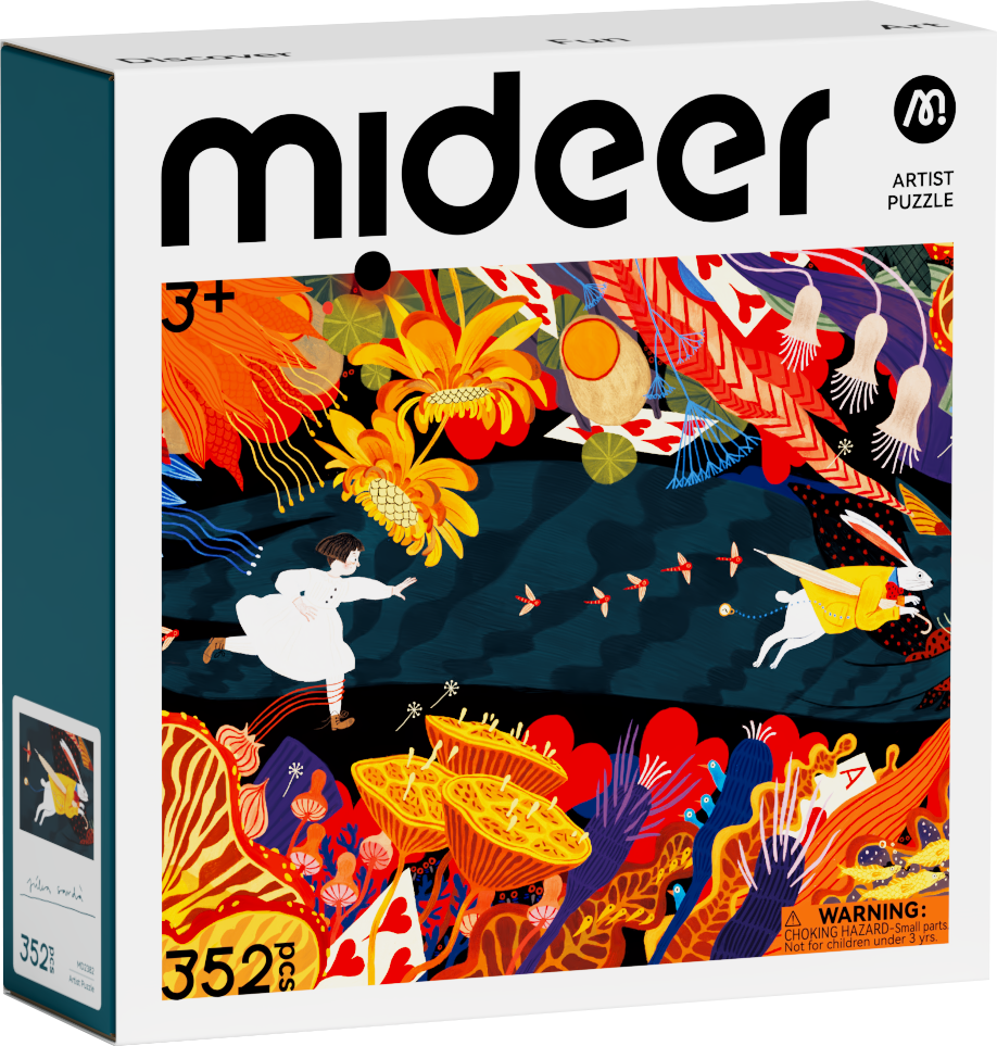 mideer Artist Puzzle Alice in Wonderland box