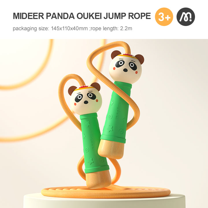 mideer Panda Oukei jump rope handles