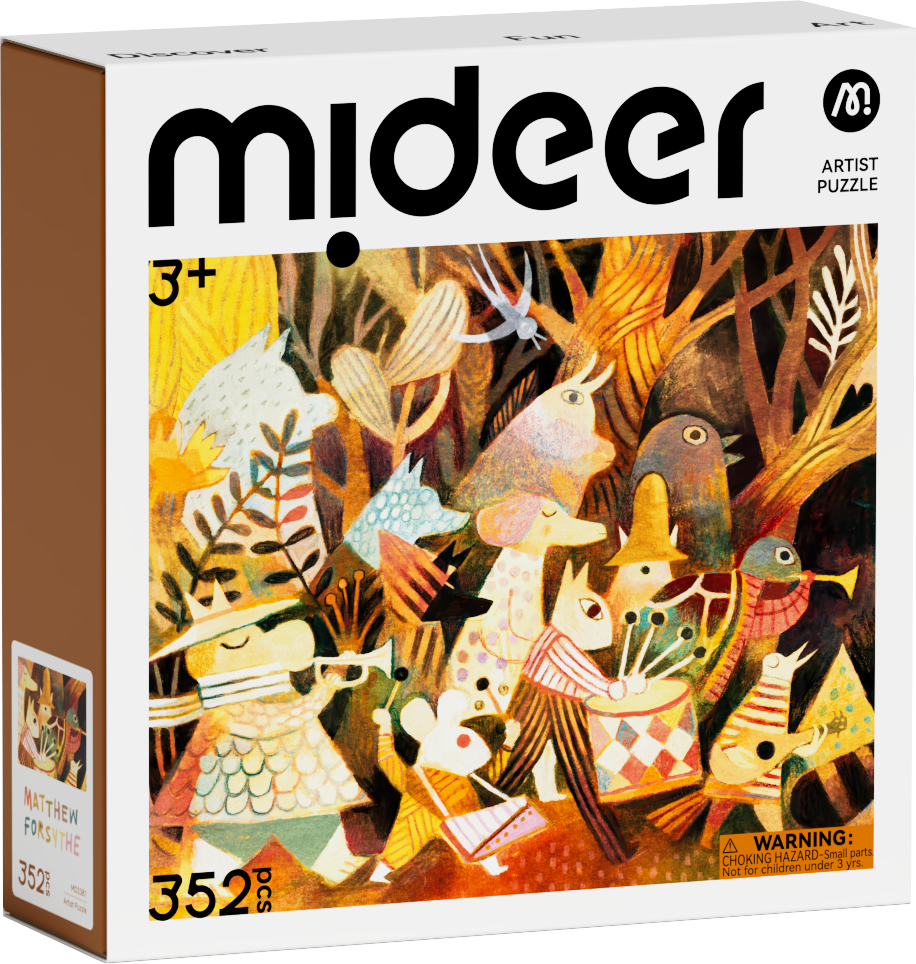 mideer Artist Puzzle The Jungle March box