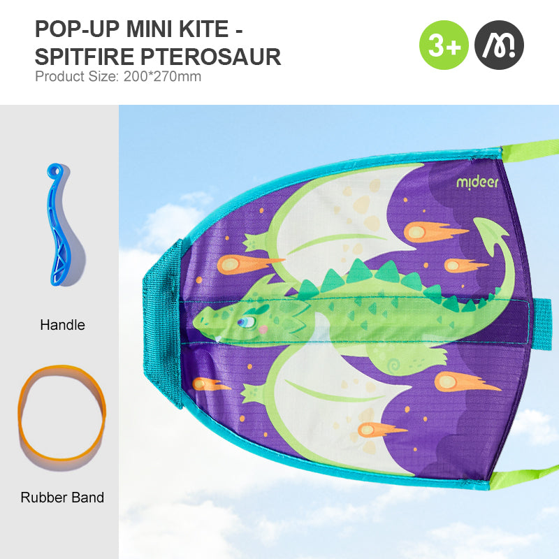 mideer Pop-up Mini Kite – Spitfire Pterosaur