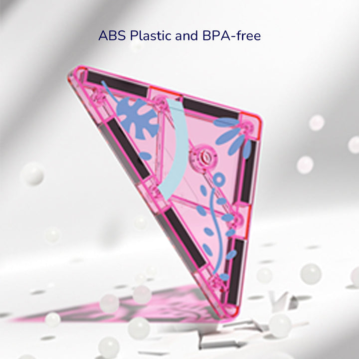 Colorful Magnetic Tiles: Wonderful Forest 40P