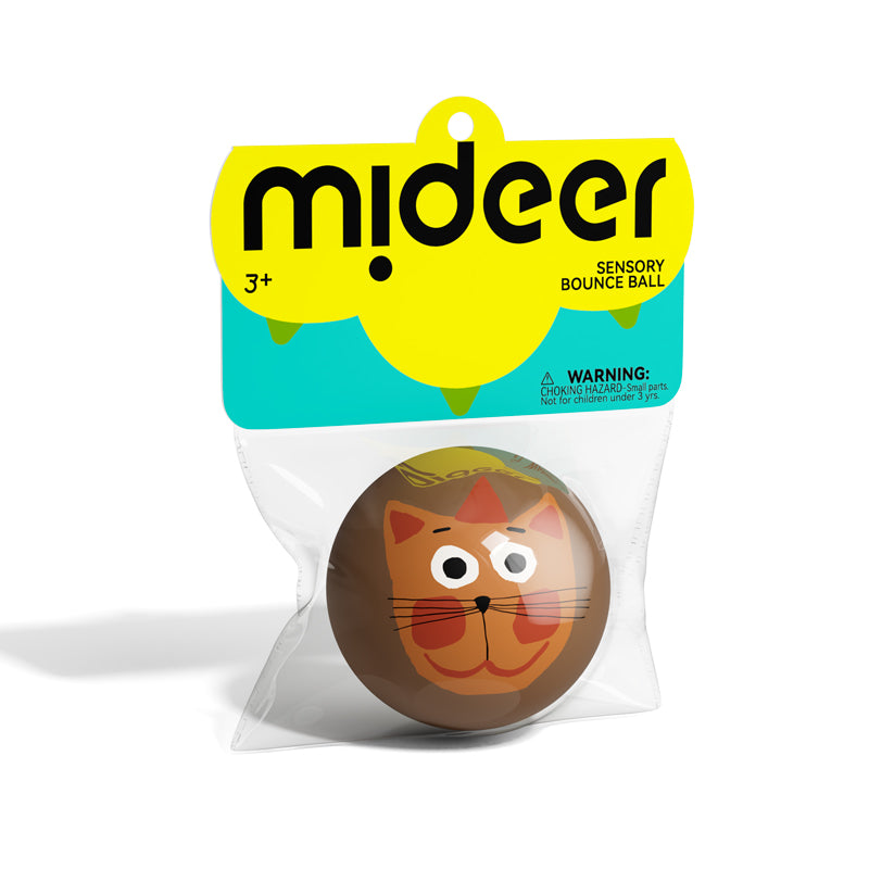 mideer Sensory Bounce Ball - Cocoa Cat
