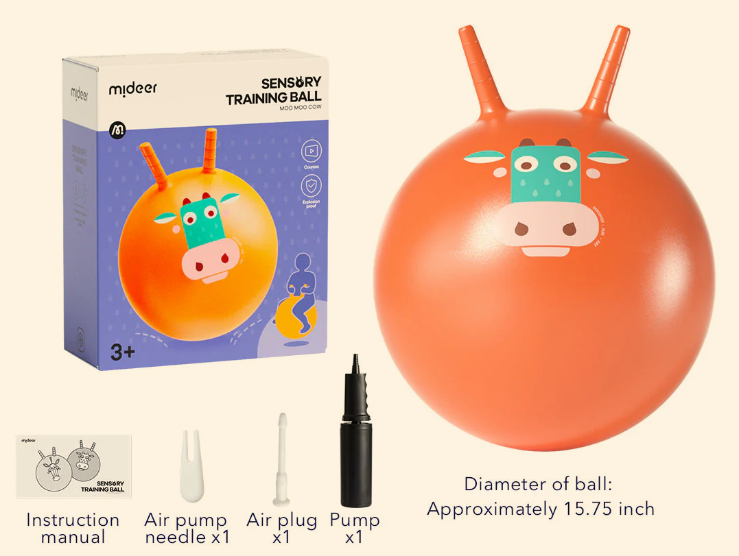 Sensory Training Bounce Ball: Moo Moo Cow