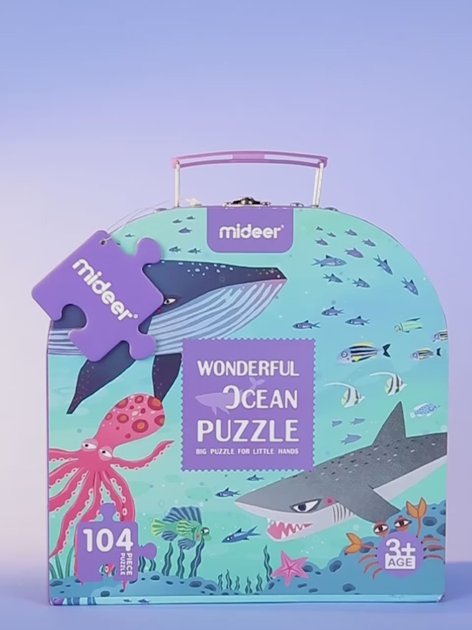 Portable Puzzle Box: Wonderful Ocean 104P