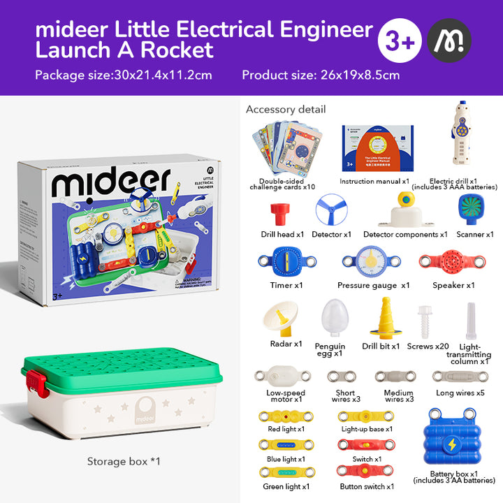 mideer Little Electrical Engineer - Launch A Rocket
