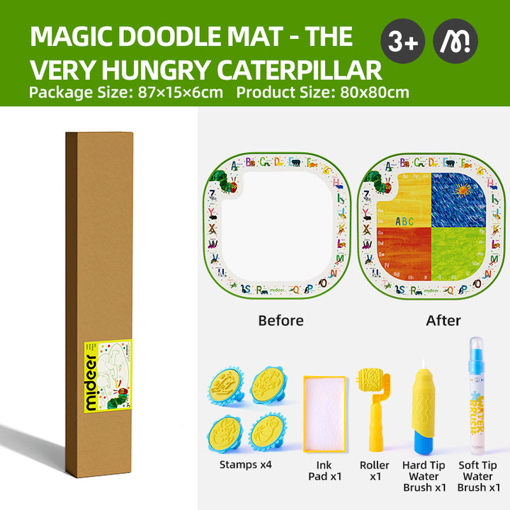 mideer Magic Water Doodle Mat - The Very Hungry Caterpillar